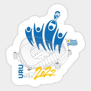 Uruguay World Cup Soccer 2022 Sticker
